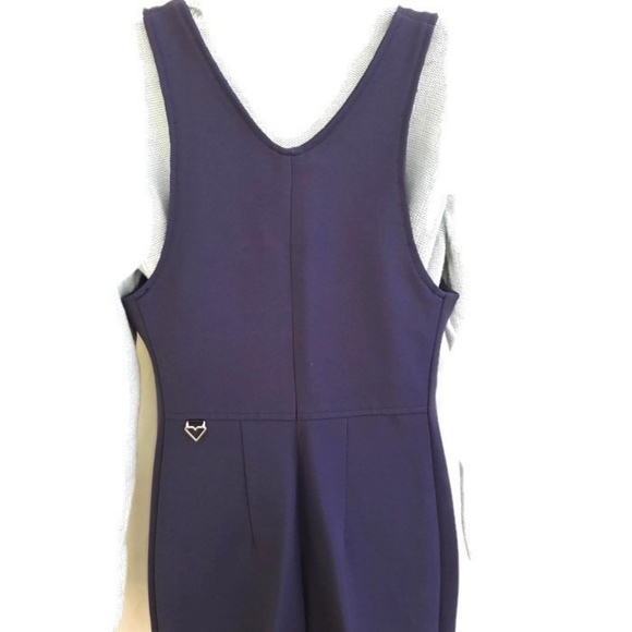 Obermeyer Vintage Navy Ski Pant Bibs Zip Stretch Snow Gaiters Stirrup Japan 10 - Picture 1 of 8